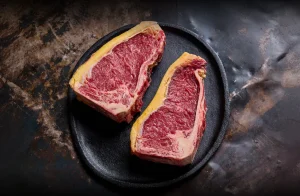 BEEF SIRLOIN STEAK BONE IN AND DRY AGED