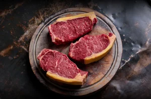 BEEF SIRLOIN STEAK TRIMMED, DEBONED AND DRY AGED